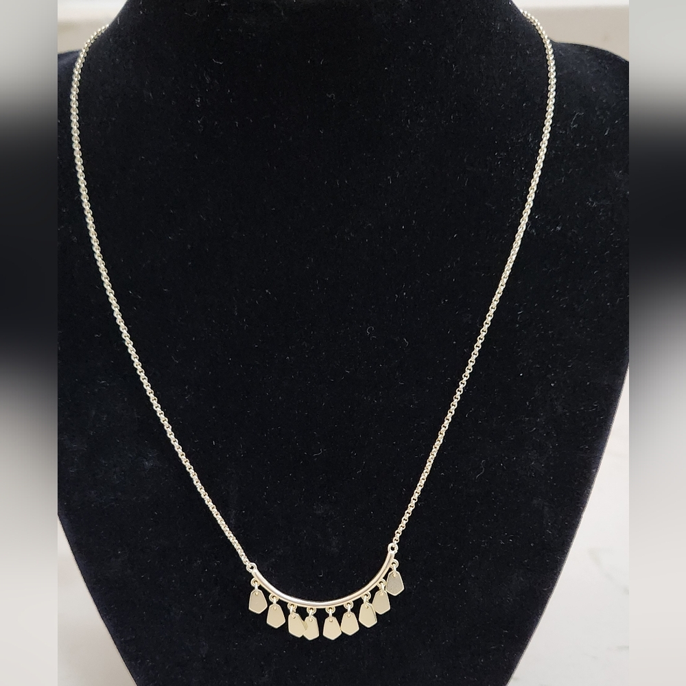 Kendra Scott Sydney Short Pendant Necklace Gold NWT